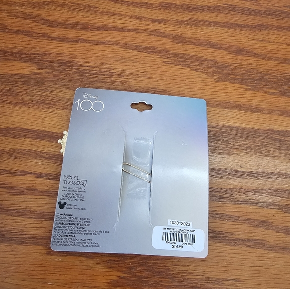 Mickey Steampunk Hair Clip Disney 100 NEW Neon Tuesday - Picture 2 of 10